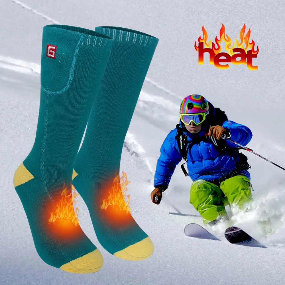 Electric Heated Socks, Winter Rechargeable Heat Socks Kit for