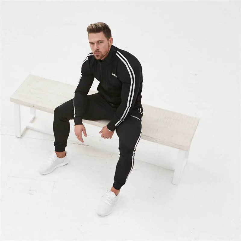 2019 New fashion Print Men Sport Set Spring Tracksuit long Sleeve Hoodie Sweatshirt GYM Fitness Pants Workout Running Suit 2019 New fashion Print Men Sport Set Spring Tracksuit long Sleeve Hoodie Sweatshirt GYM Fitness Pants Workout Running Suit