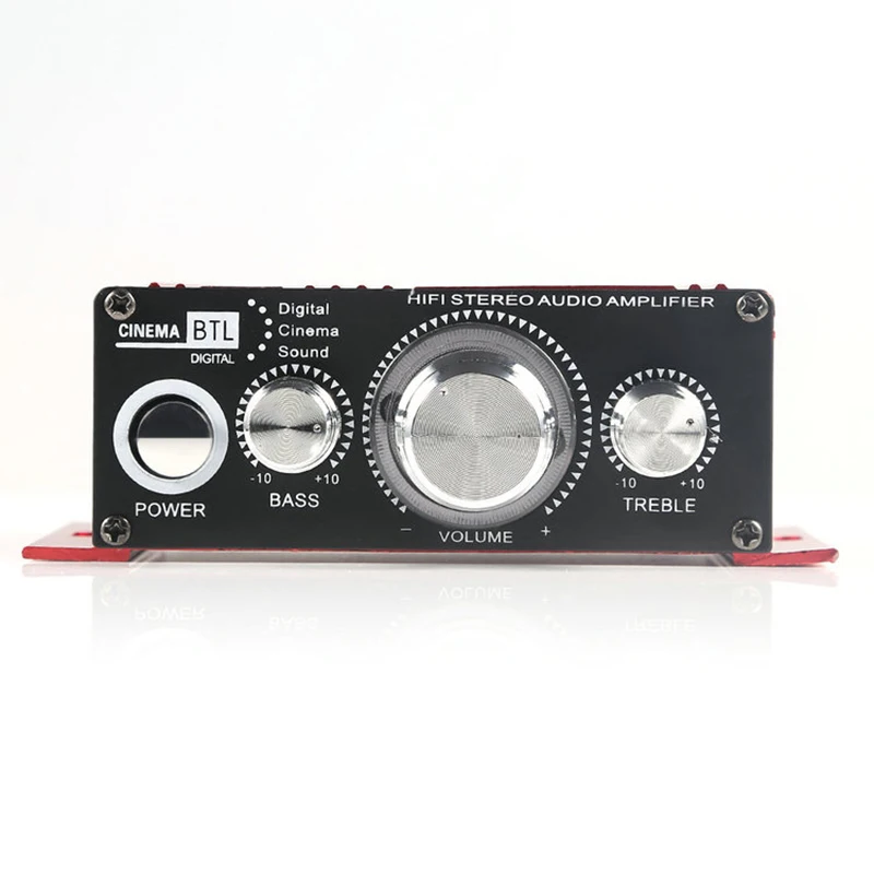 Автомобильный Стайлинг усилитель MP3 MP4 CD DC 12V 2A Mini Stereo Hi Fi RCA Цифровой автомобиль