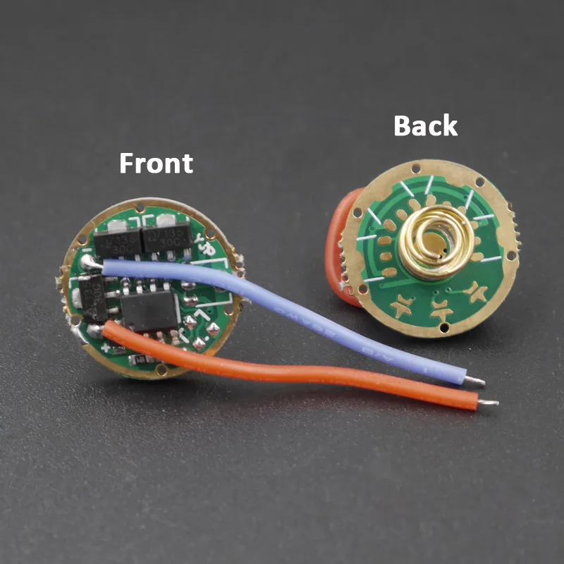 

3xAMC7135 Driver 1mode/3mode 17mm 3.7v~4.2v Circuit Board for 3W 5W Cree Q5 R5 UV 365nm 395nm IR 850nm 940nm lightFlashlight DIY