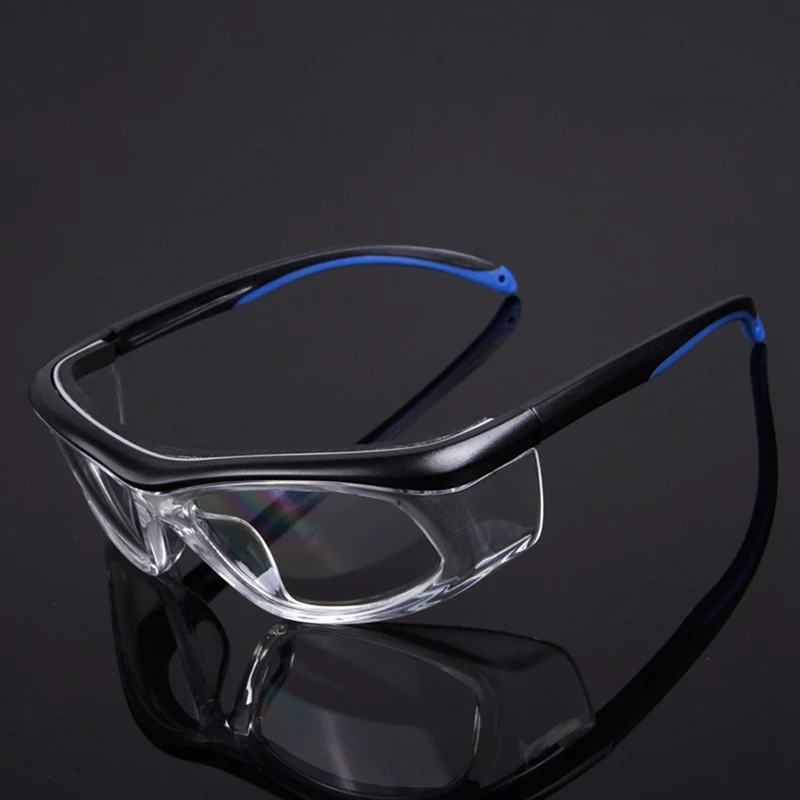 Рабочие защитные очки анти-всплеск ветер пыль защитные очки оптические линзы рамка для исследований Велоспорт Глаза протектор - Цвет: BL