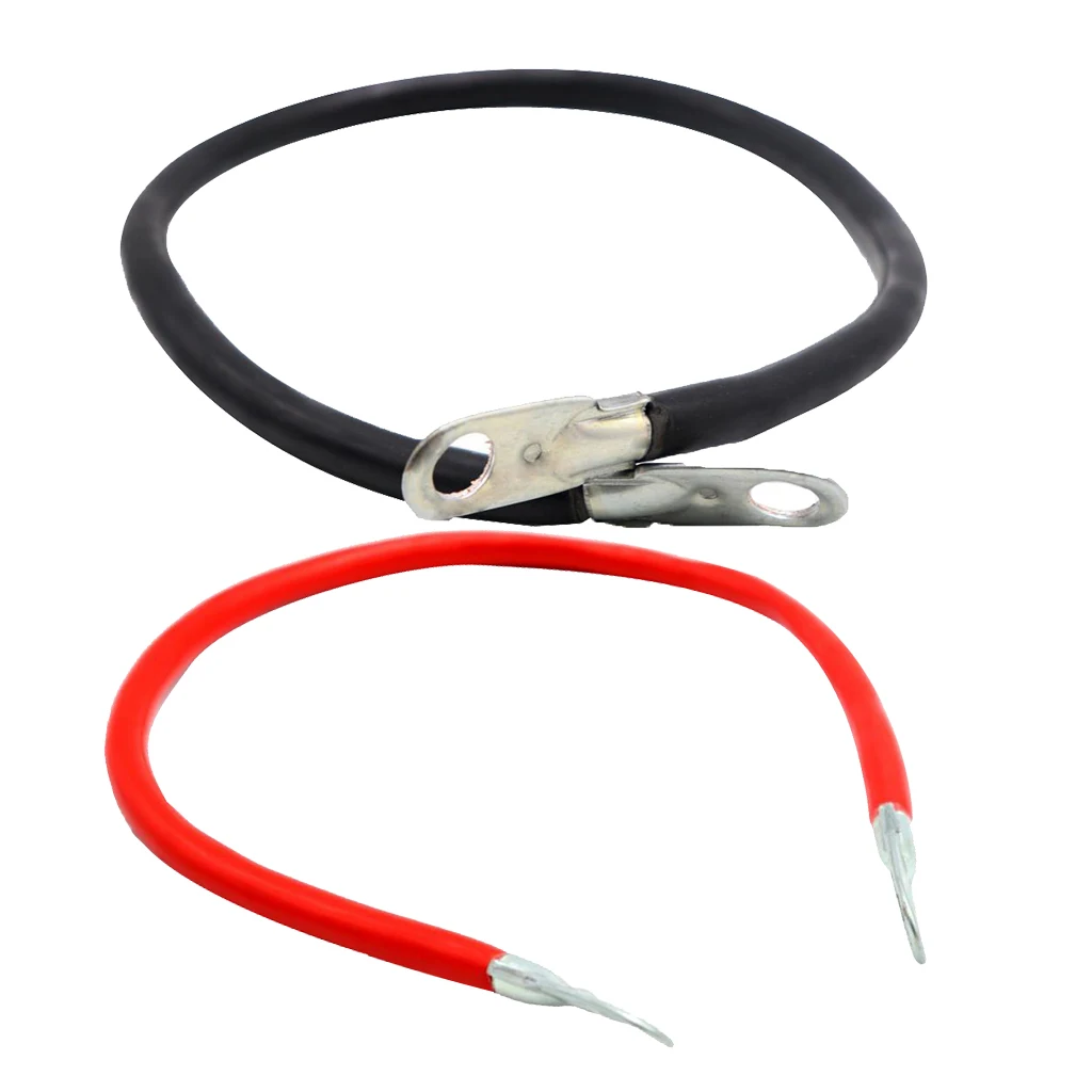 2Pack 5 Gauge AWG Power Inverter Battery Ground Cable Wire Kit Replacement for DC to AC Inverters RV Car Solar Marine
