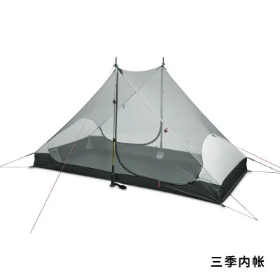 3F UL GEAR LanShan 2 человека палатка для кемпинга сверхлегкая 3 сезонная снаряжение 2018
