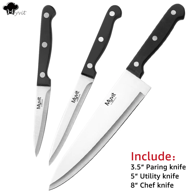 Кухонный нож шеф-повара для очистки овощей, нож для фруктов, японский 420, 3CR14, ножи из нержавеющей стали, нож для мяса, набор инструментов для приготовления овощей - Цвет: 458 Chef knife set