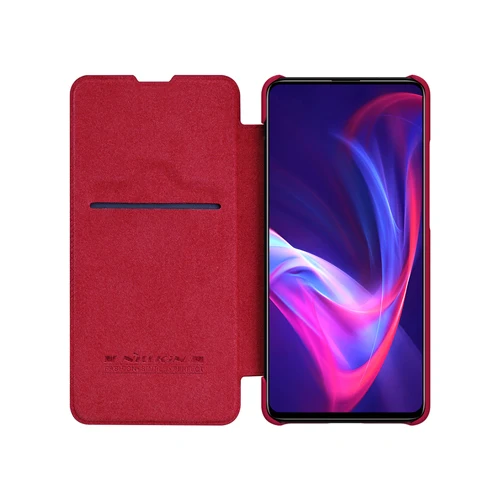 Серия NILLKIN QIN для Xiaomi Redmi K20, чехол, винтажный флип-чехол, кошелек из искусственной кожи, PC, задняя крышка для Xiaomi Redmi K20 Pro - Цвет: Красный