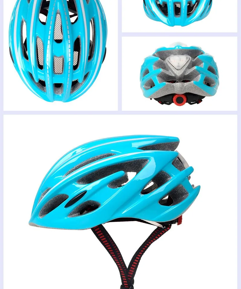 3Brand bicycle helmets 220g Ultralight LED Road Bike Helmet MTB Cycling Helmet 54-59cm Casco Ciclismo