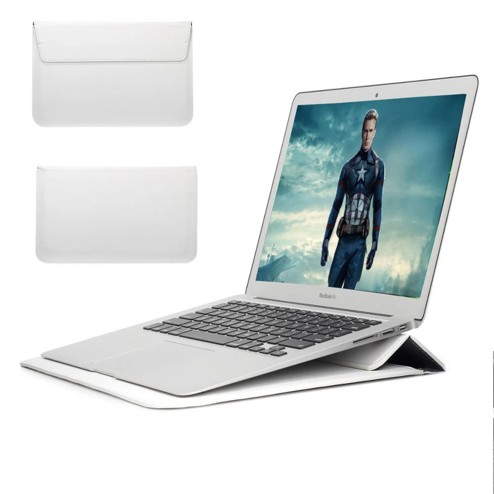 Чехол-сумка из искусственной кожи для Macbook Air Pro retina 11 12 13 15, чехол для ноутбука, Mac book 13 дюймов