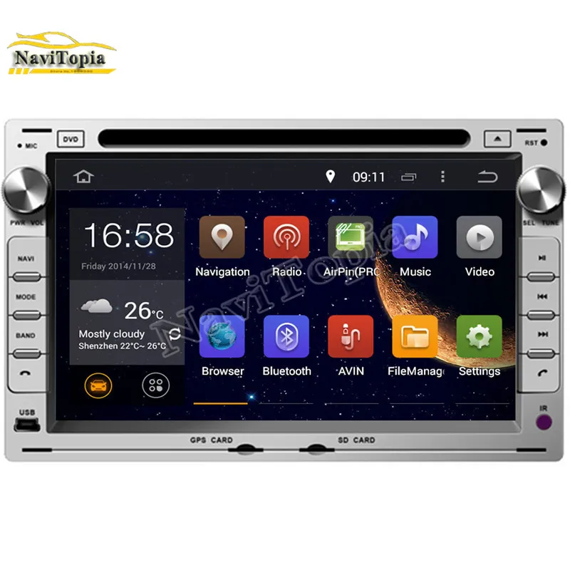 NAVITOPIA 4 Гб ОЗУ 64 ПЗУ PX6 шестиядерный Android 9 0 автомобильный DVD для VW Passat B5 MK5 2001 2011 Jetta