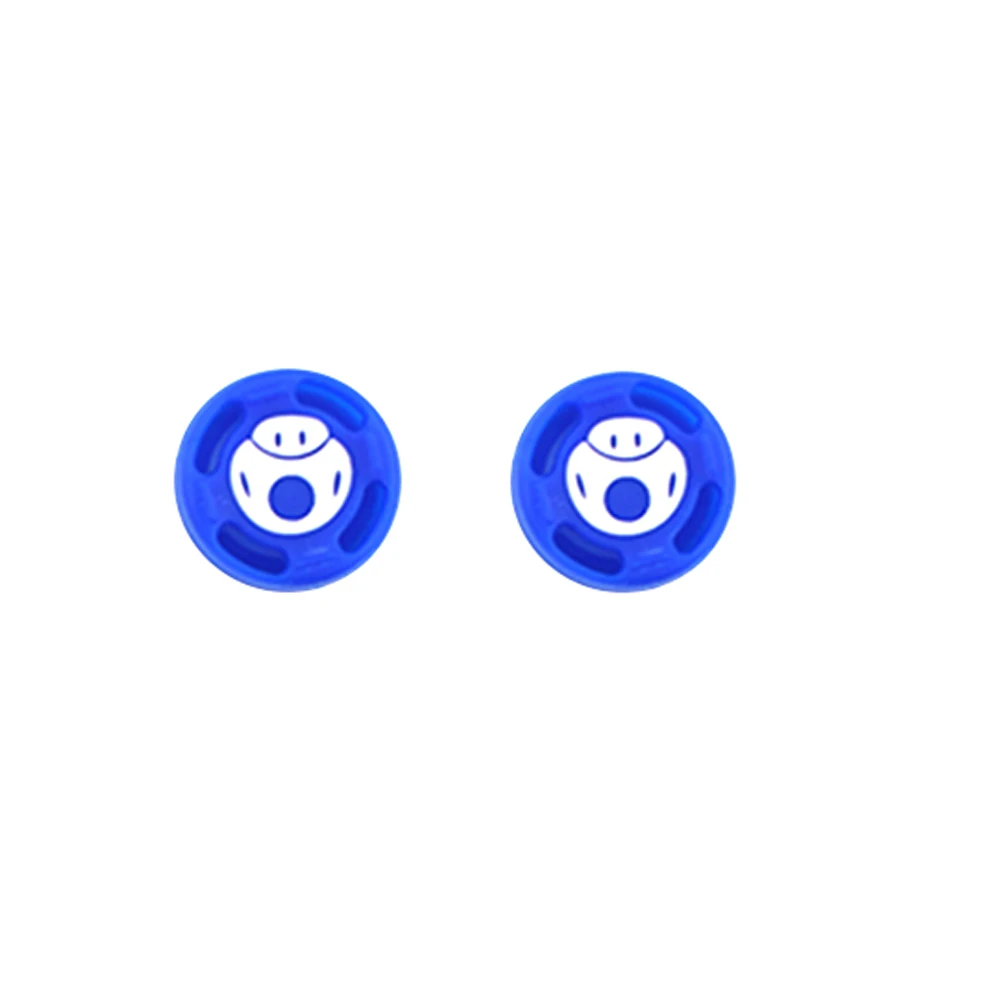 Данные лягушка 2 шт. аналоговая ручка для большого пальца ручка колпачок для переключателя kingd NS JoyCon контроллер палочки для Joy Con Замена переключателя - Цвет: 2pcs blue