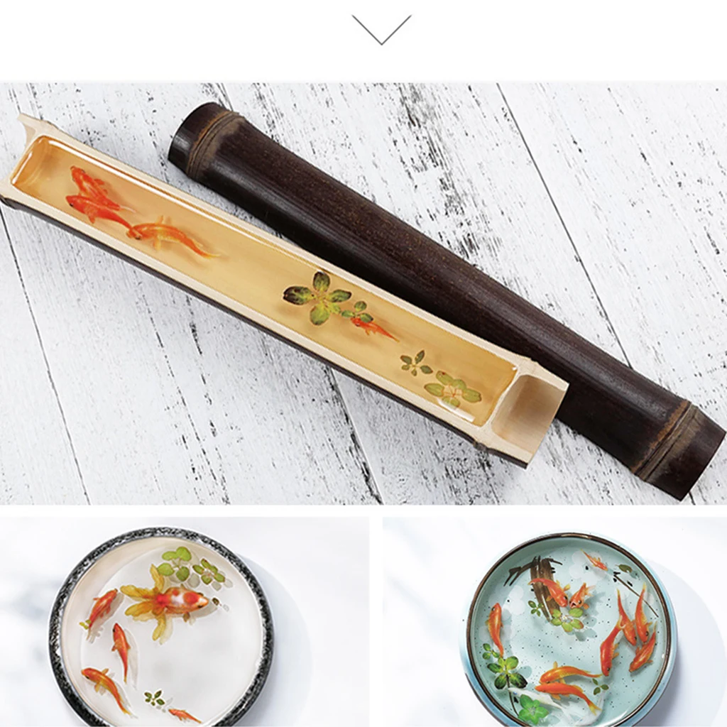 10 Sheets 3D Goldfish Clear Film Sticker, Koi Pond Painting, Resin Inclusion for Resin Craft Art ,Resin Decorative Stickers