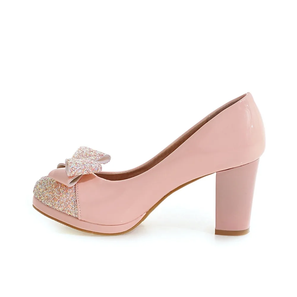 Pompes Sur Grande Épais 34 Casual Femme Élégant rose noir Glissement Chaussures Taille Nouveaux Sexy Femmes Des Talons 43 Beige Hauts qwvSOnI4