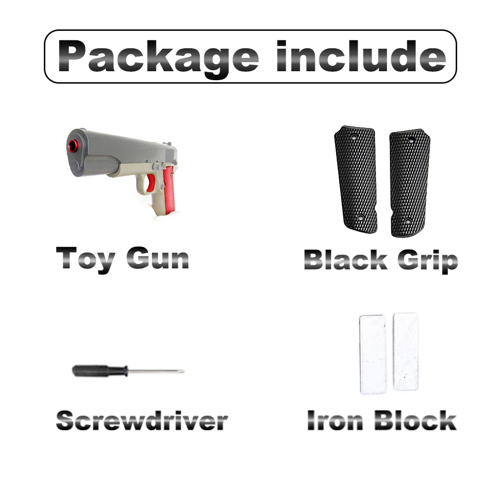 Пластиковые игрушки, игрушечный пистолет для мальчиков, Классическая модель M1911, винтовка, страйкбол, оружие, не может снимать CS, штурмовая спортивная игра на открытом воздухе, детская игрушка