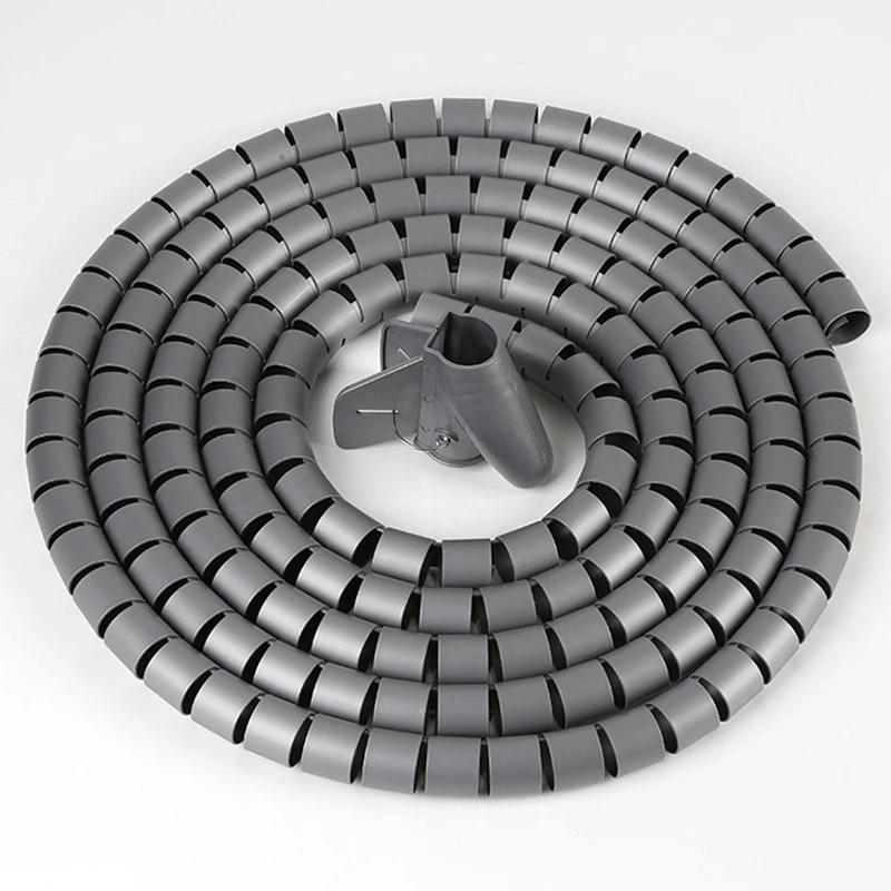 

28MM Spiral Wrap Sleeving Cable Sleeve Organizer Pipe Wrap Cord Protector Flexible Spiral Management Device