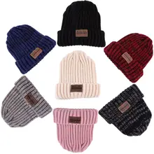 1 шт., хит, новинка, Модный женский вязаный берет унисекс, лыжная Кепка, теплая зимняя и весенняя мягкая удобная вязаная шерстяная вязаная шапка
