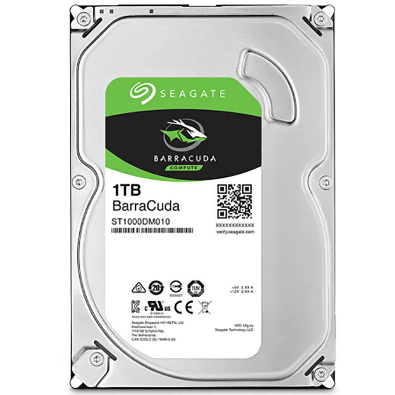 Seagate BarraCuda 1 TB 3.5 Inch Internal Hard