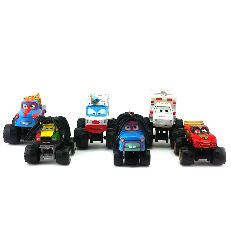 Машинки Диснея Pixar пугающие машинки McMean Rasta Carian Tormentor Monster Mater 1:55 литье под
