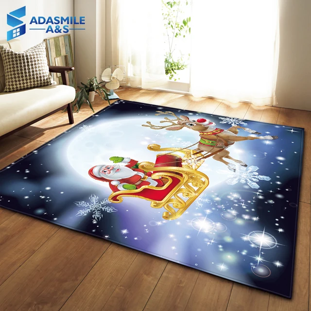 Christmas Party Decoration Rugs Carpets Kids Room Christmas Party Decoration Rugs Carpets Kids Room Play Mat Flannel Memory Foam Area Rug Carpet For Living