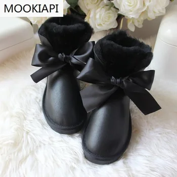 

The latest European women's snow boots in 2019, high quality sheepskin, 100% wool, free delivery, women shoes 8 colors