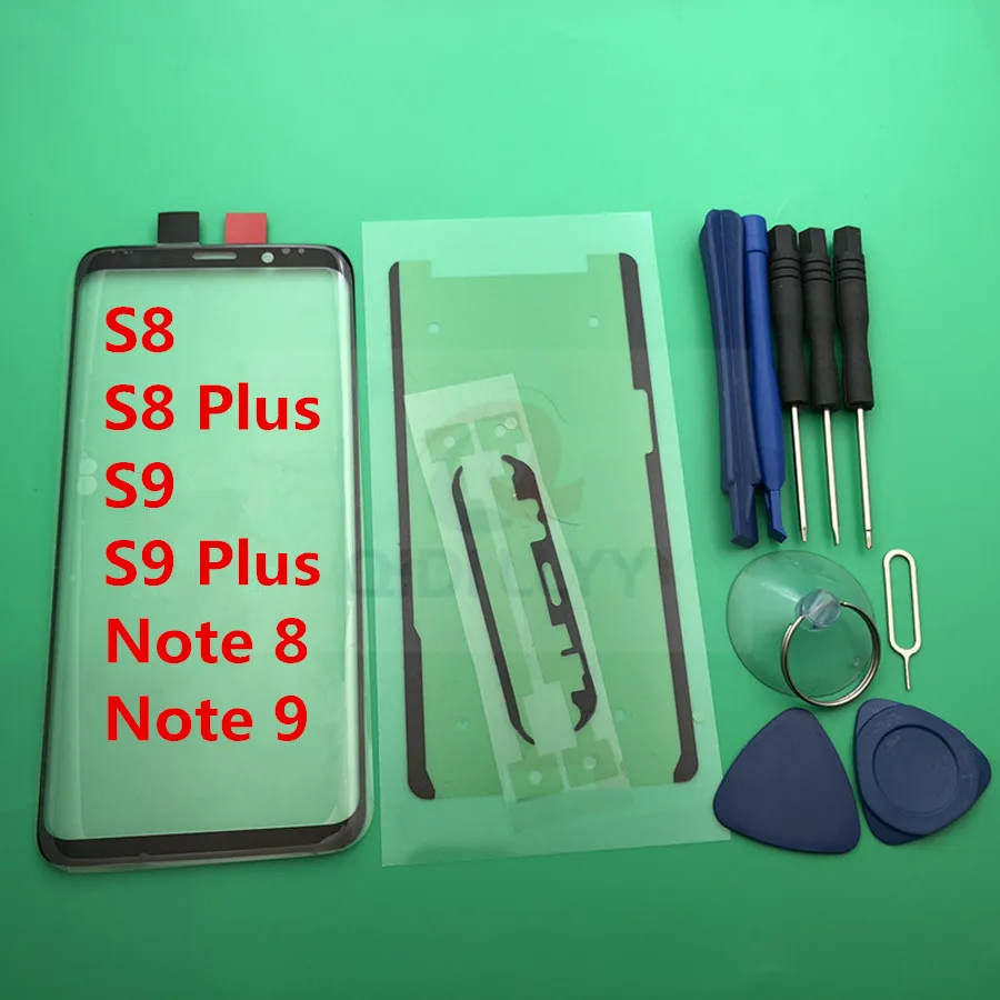 Сменное внешнее стекло для Samsung Galaxy S8 Plus S9 Note 8 9 ЖК дисплей сенсорный экран