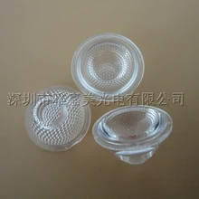 Высококачественная светодиодная линза 20 мм 60 градусов вогнутая поверхность из бисера, без держателя, объектив с высокой мощностью