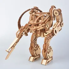 3D DIY Wooden Toys Puzzle AMP Mechanical Battle Armor Modern Fashion Robots Model Set Educational Puzzle Toys Gifts For Children цена 3D DIY Wooden Toys Puzzle AMP Mechanical Battle Armor Modern Fashion Robots Model Set Educational Puzzle Toys Gifts For Children цены онлайн