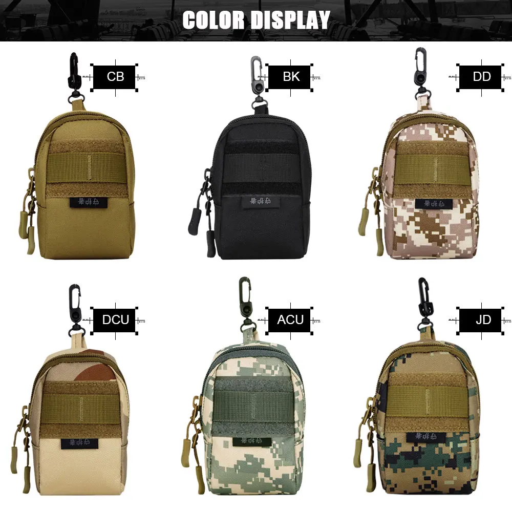 Male female nylon bag waist bag hung high quality wear-resistant vice package travel mobile phone accessories bag