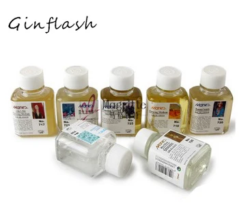 

75 ml glass bottles Oil painting with turpentine toning oil paints media agent MARIES718 AOA012