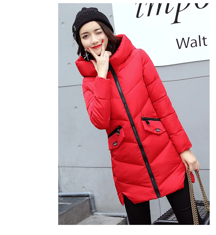 CRRIFLZ Зимняя распродажа модная теплая зимняя куртка Женское пальто с капюшоном пуховые парки Женская верхняя одежда Высокое качество