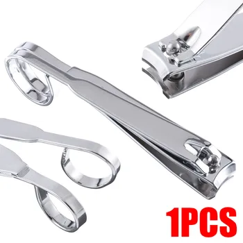 

Mayitr 1 PC Nail Clipper Cutter Straight & Curved Nail Trimmer Manicure Pedicure Care Edge Scissor Nail Cutter Manicure Tool