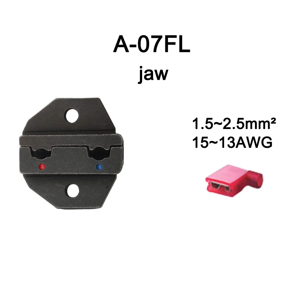 A35WF A625GFL A40J A26TW A07FL на штампы наборы для HS FSE AM-10 EM-6B1 EM-6B2 обжимной Пилер обжимной станок модули один комплект челюсти - Цвет: A-07FL
