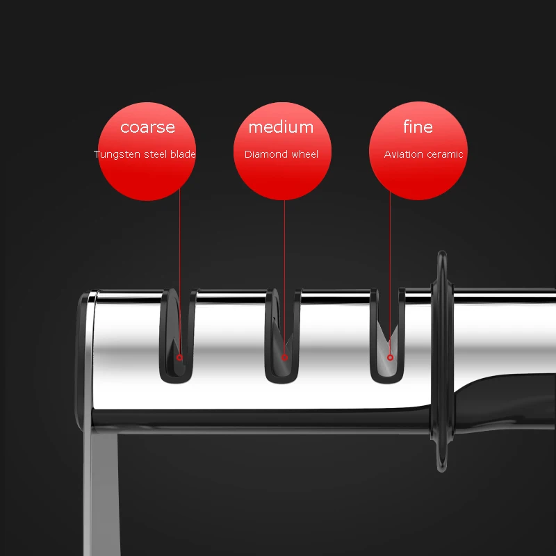 BEEMSK приспособление для заточки ножей из нержавеющей стали 3 этапа точильном камне Профессиональный Кухня нож точилка для ножей точильный камень инструмент