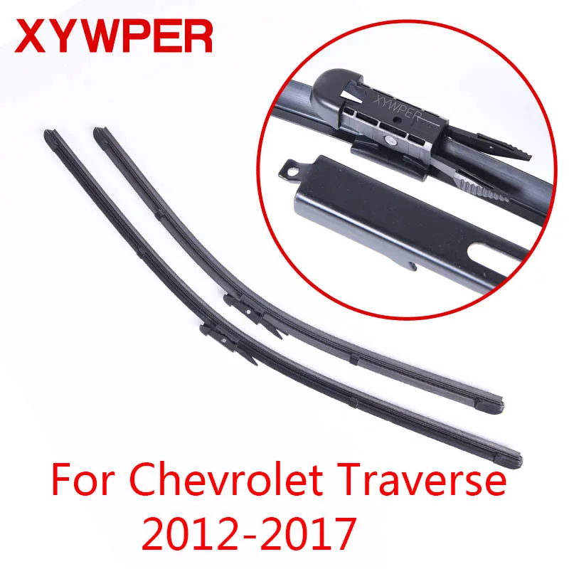 XYWPER стеклоочистители для chevrolet traverse 2012 2013 автомобильные аксессуары мягкие резиновые стеклоочистители