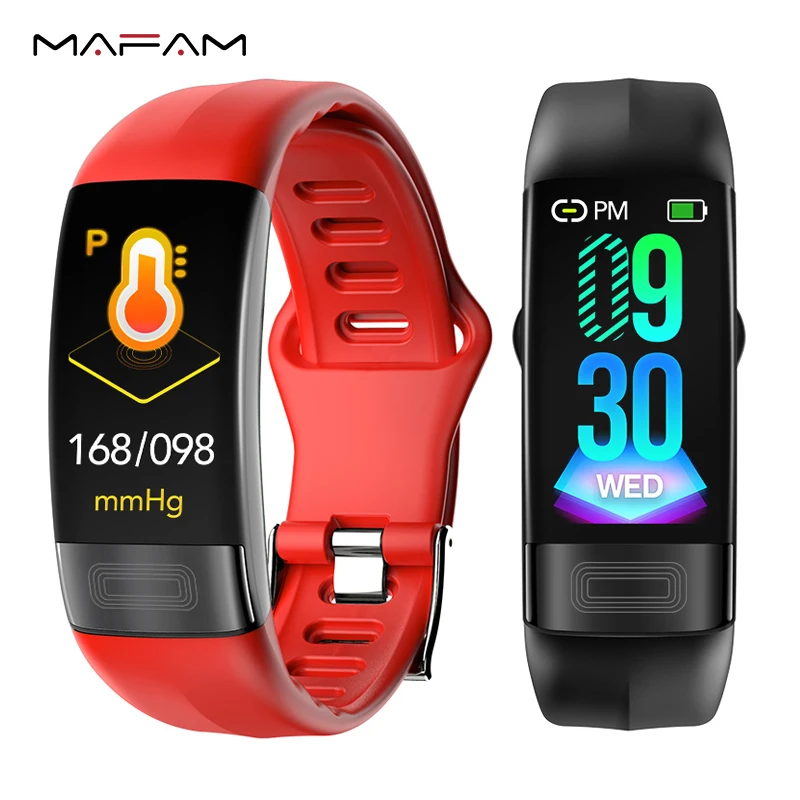 

MAFAM 2019 Newest P11 ECG Smart Band Watch Heart Rate Monitor PPG Smart Bracelet Blood Pressure Clock Waterproof Wristband