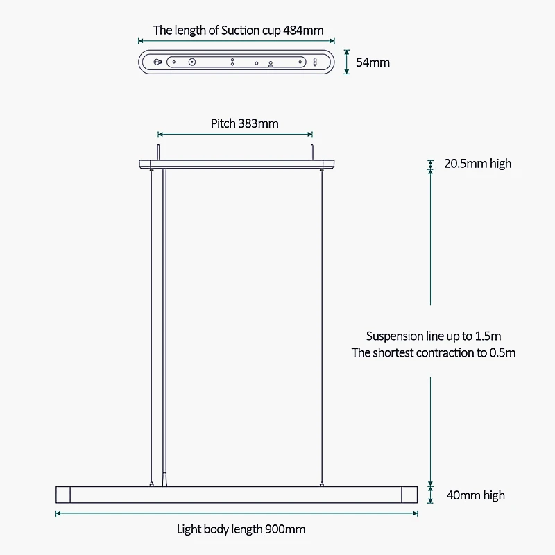 Yeelight xiaomi светодиодный свет подвеска Столовая smart столовая Ресторан люстра дистанционного Управление для телефона mi дома mi Цзя APP