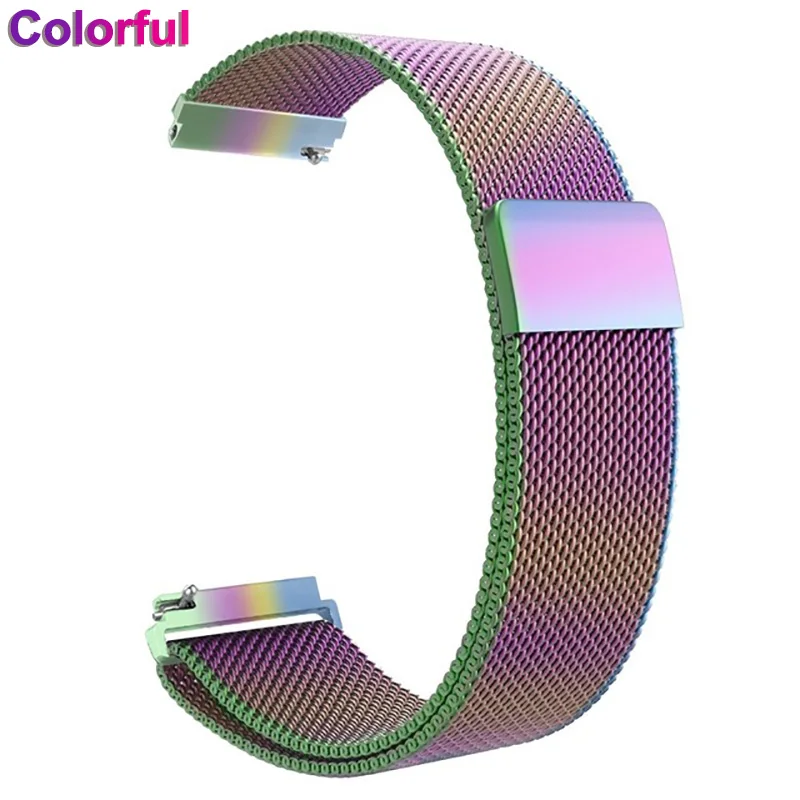 Garmin Vivoactive 3 металлический ремешок для часов Garmin Vivoactive3 аксессуары/Vivomove HR/Forerunner 645 умный браслет на запястье - Цвет: Colorful