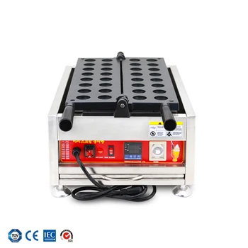 

Rotating Digital control Electric Ball shape Waffle Maker Machine Baker Iron Spherical waffle maker Double-sided heating flip