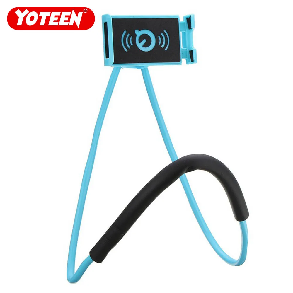 

Yoteen Mobile Phone Holder Universal Lazy Bracket Necklace Hang on Neck 360 Rotating Multiple Functional