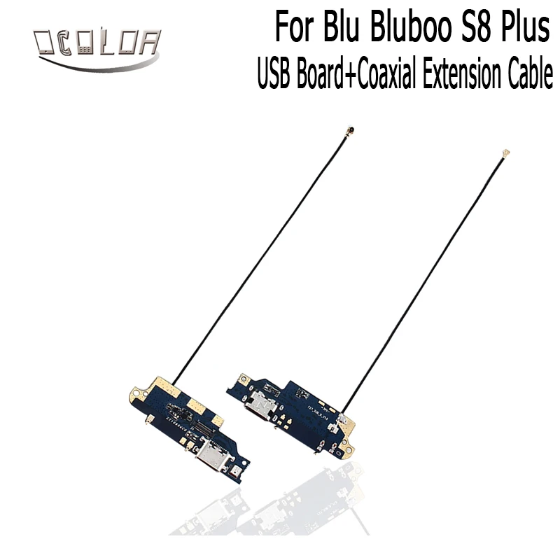 Ocolor для Blu Bluboo S8 плюс коаксиальный кабель-удлинитель с зарядная плата usb-входом
