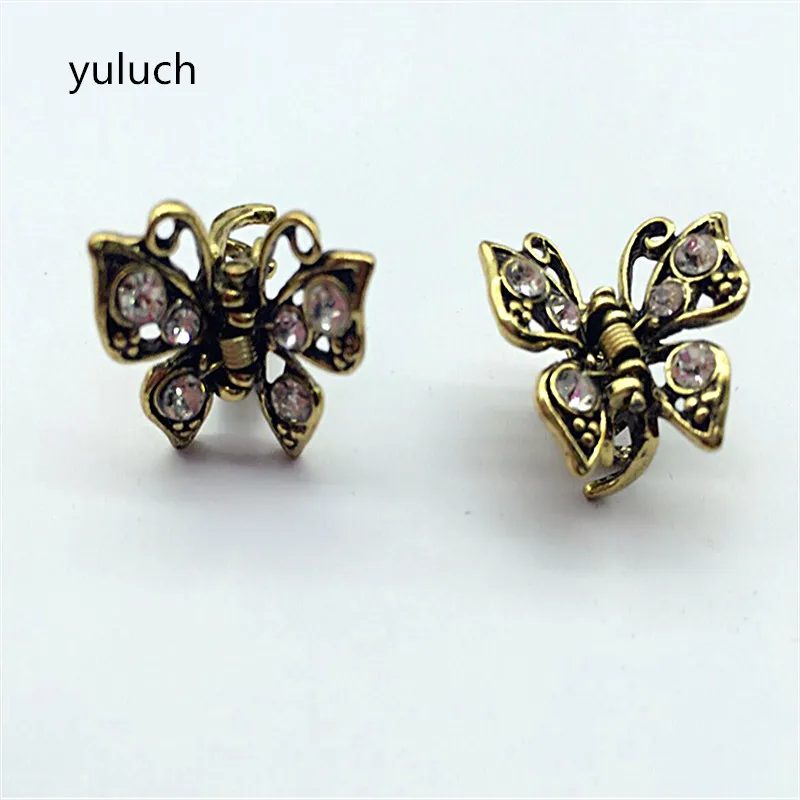 

new arrival cheap A word hairpin clamp pearlantique vintage charm butterfly caught top clip