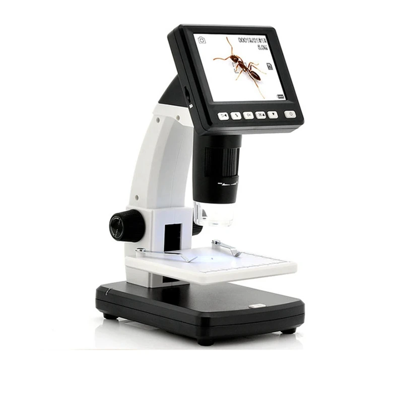 

500X 3.5" HD LCD Digital Microscope USB Electron Microscope with Screen for Industry Repairing and Jewelry Inspection