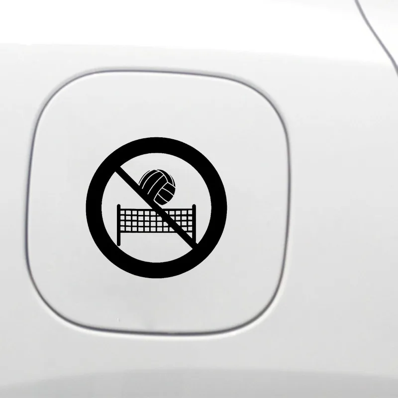 Volleyball Ban Stop Sign For Auto Car/Bumper/Window Vinyl Decal Sticker Decals DIY Decor CT1733 Volleyball Ban Stop Sign For Auto Car/Bumper/Window Vinyl Decal Sticker Decals DIY Decor CT1733