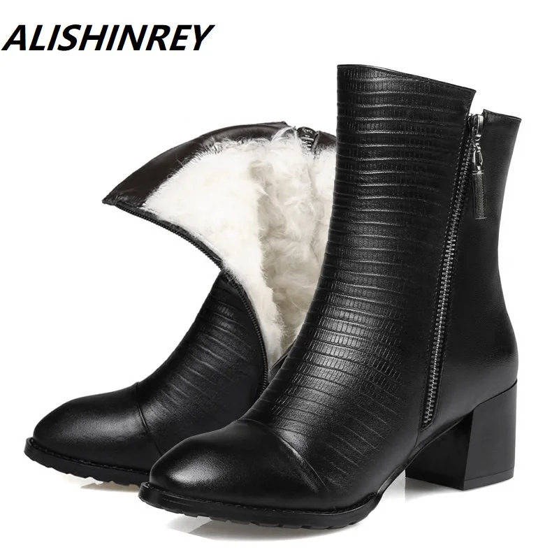 ladies long snow boots