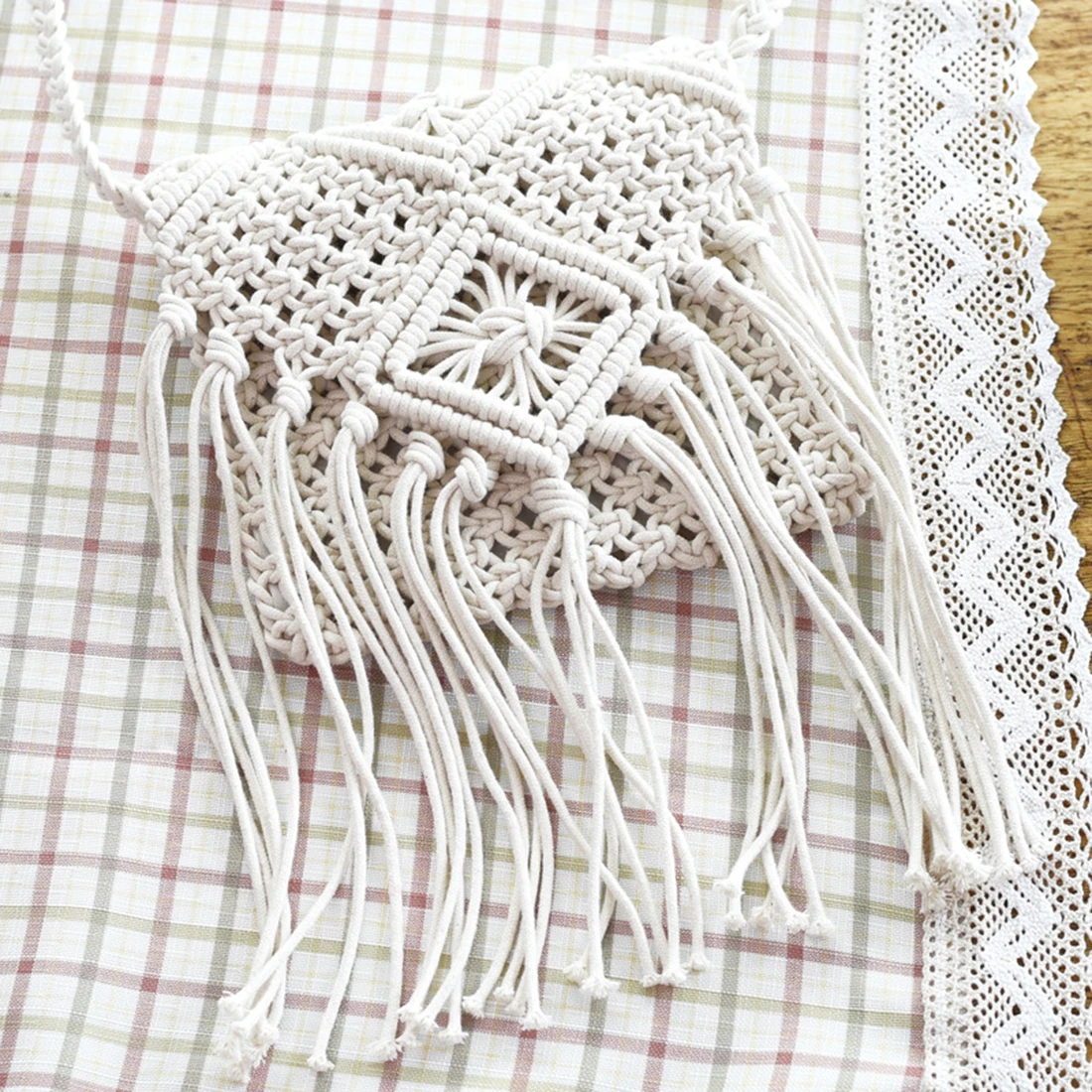 LJL هامش شرابة Crossbody حقيبة كتف المنسوجة اليدوية بوهو الشاطئ حقيبة يد للسفر للنساء LJL هامش شرابة Crossbody حقيبة كتف المنسوجة اليدوية بوهو الشاطئ حقيبة يد للسفر للنساء