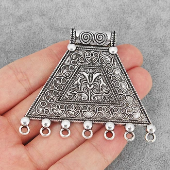 4PCS Vintage Large Tone Trapezoid Geometry Charms Carved Flower Spiral Vortex Pendants Connector for Necklace Finding
4PCS Vintage Large Tone Trapezoid Geometry Charms Carved Flower Spiral Vortex Pendants Connector for Necklace Finding
