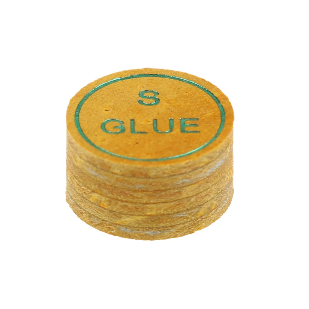 High Quality Pigskin Snooker Pool Cue Tips 11mm / 13mm - Soft /Medium /Hard for Laminated Leather Cue Tips Billiards Accessories