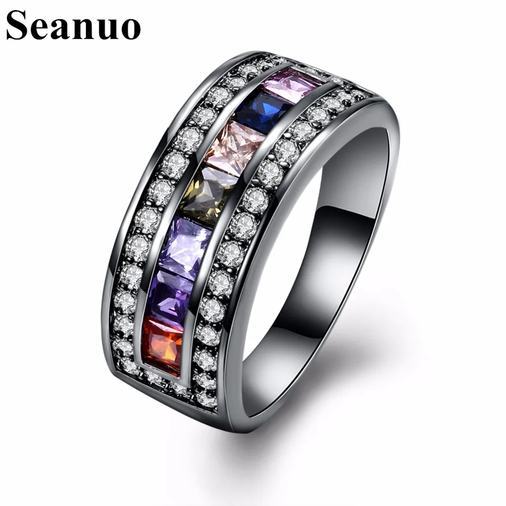 Buy Seanuo High end Full Colorful CZ Crystal Women