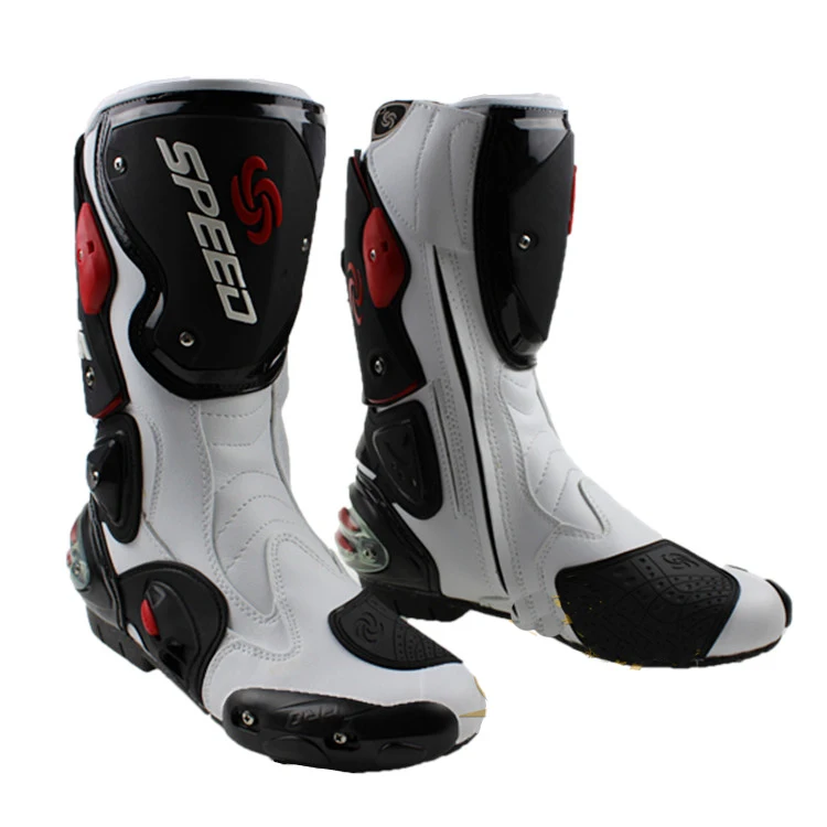 original outdoor motorbike leather boots motorcycle boots Racing Boots riding waterproof windproof 3 colors
