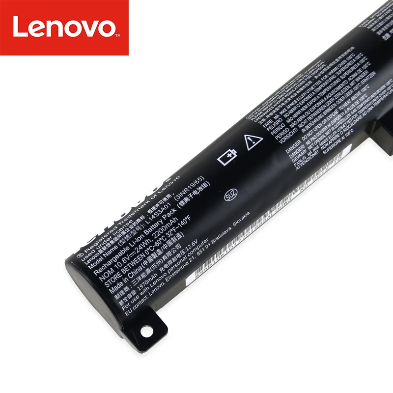 Аккумулятор lenovo для ноутбука lenovo B50-10 Ideapad 100-15 100-15t 100-15iby L14C3A01 L14S3A01 24Wh 2200 мАч