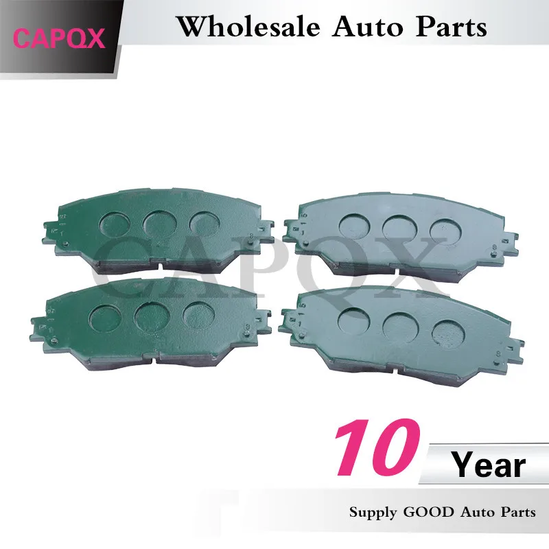 Передние тормозные колодки CAPQX 04465-02220 04465-0R010 04465-02240 для AURIS WISH YARIS SIENTA COROLLA SCION XD SIENTA premium ALLION