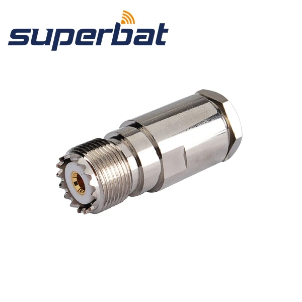 Superbat UHF зажим Jack SO239 разъем прямой для RG8, RG214, RG213, LMR400 кабель